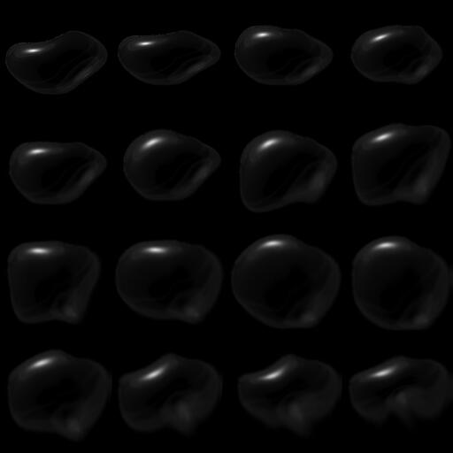 Bubble Particle Effect Texture Sheet