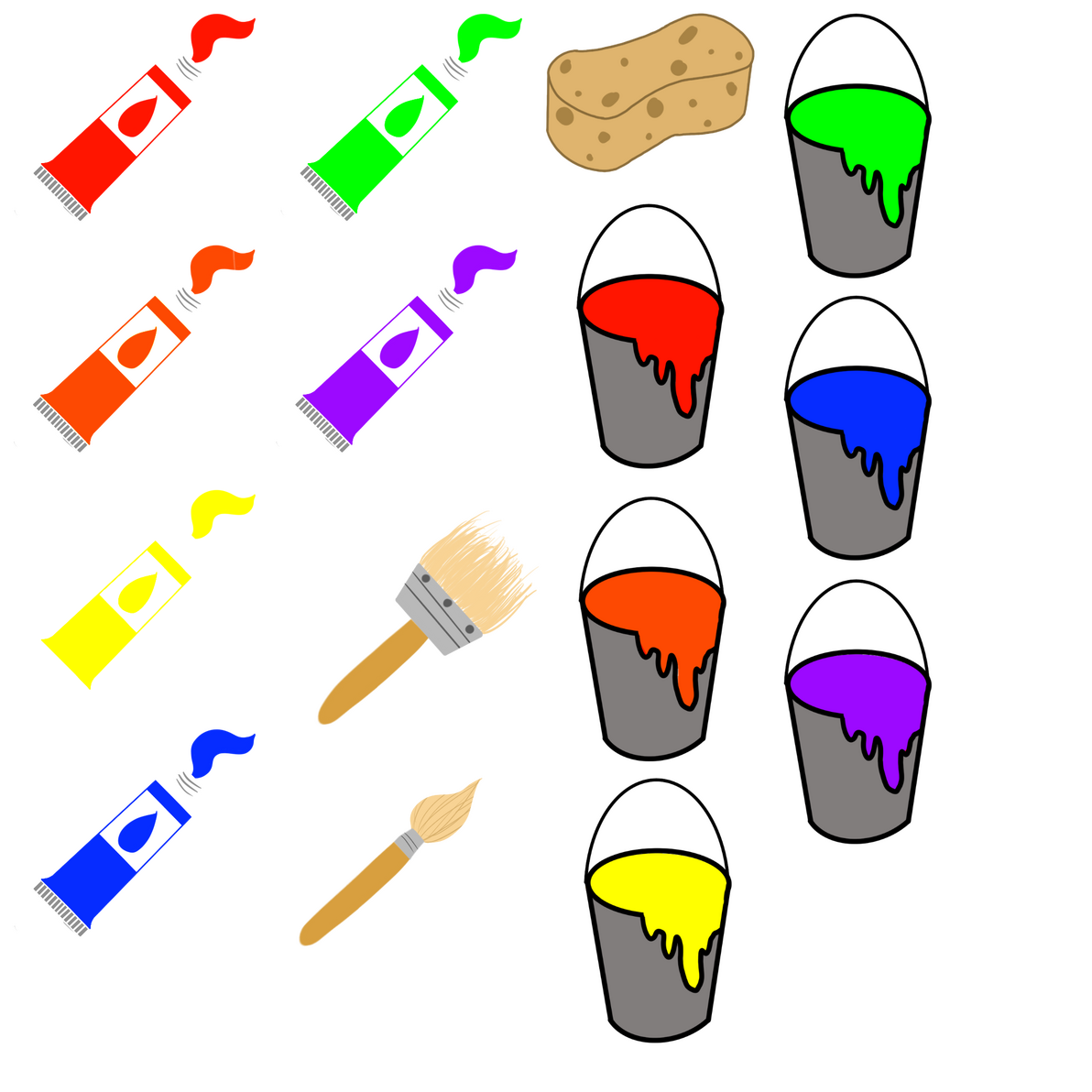 UI Paint + Tools Icons